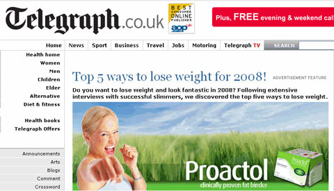 Proactol Telegraph Promotion